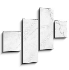 Obraz 4D tydln - 120 x 90 cm F_IB210626304 - panoramic white background from marble stone texture for design
