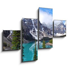 Obraz tydln 4D - 120 x 90 cm F_IB22857690 - Moraine Lake in Banff National Park, Alberta, Canada