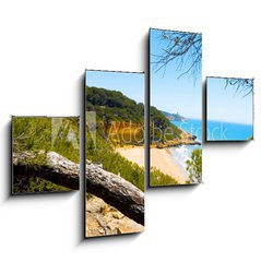 Obraz tydln 4D - 120 x 90 cm F_IB23411504 - Cala Fonda beach, Tarragona, Spain