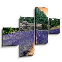 Obraz 4D tydln - 120 x 90 cm F_IB24141641 - France - Paca - Abbaye de Senanque