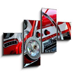 Obraz 4D tydln - 120 x 90 cm F_IB24202666 - classic car