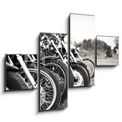 Obraz 4D tydln - 120 x 90 cm F_IB28397920 - Bikes