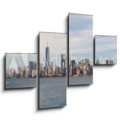 Obraz 4D tydln - 120 x 90 cm F_IB298206863 - South Manhattan from a Hudson river ferry