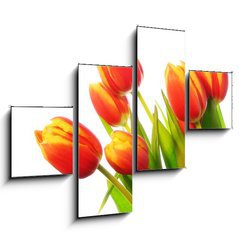 Obraz 4D tydln - 120 x 90 cm F_IB31031633 - Tulips bouquet