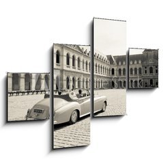 Obraz 4D tydln - 120 x 90 cm F_IB31462735 - Collection car for wedding ceremony in Paris
