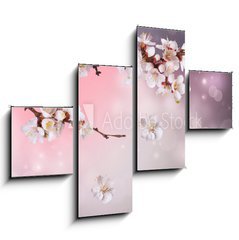 Obraz 4D tydln - 120 x 90 cm F_IB31669597 - Spring Blossom Design