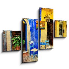 Obraz   pictorial old streets of Greece  Chania, Crete, 120 x 90 cm