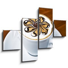 Obraz 4D tydln - 120 x 90 cm F_IB32151552 - Latte Art - Rosette