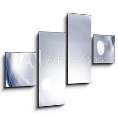 Obraz   Transparent glass sphere, 120 x 90 cm