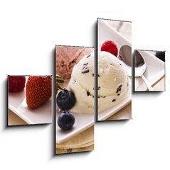 Obraz 4D tydln - 120 x 90 cm F_IB32366193 - Ice cream