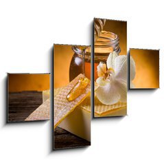 Obraz tydln 4D - 120 x 90 cm F_IB32941846 - natural homemade honey soap