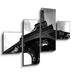 Obraz 4D tydln - 120 x 90 cm F_IB33389281 - Tour eiffel