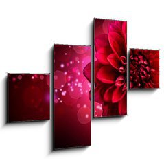 Obraz   Dahlia Autumn flower design, 120 x 90 cm