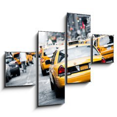 Obraz tydln 4D - 120 x 90 cm F_IB34843570 - New York taxi