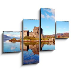 Obraz 4D tydln - 120 x 90 cm F_IB35636521 - Eilean Donan Castle, Highlands, Scotland