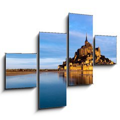 Obraz 4D tydln - 120 x 90 cm F_IB36376885 - Le Mont Saint Michel, France