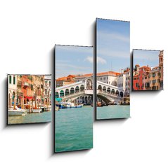 Obraz tydln 4D - 120 x 90 cm F_IB36409626 - Rialto Bridge over Grand canal in Venice