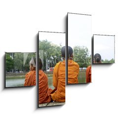 Obraz 4D tydln - 120 x 90 cm F_IB36480466 - Monks
