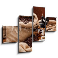 Obraz 4D tydln - 120 x 90 cm F_IB36526227 - Coffee still life
