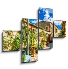 Obraz 4D tydln - 120 x 90 cm F_IB374820603 - Alacati street view in Alacati Town. Alacati is populer historical tourist destination in Turkey.