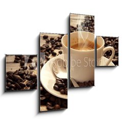 Obraz 4D tydln - 120 x 90 cm F_IB37685358 - Espresso