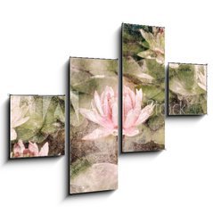 Obraz 4D tydln - 120 x 90 cm F_IB38390987 - Water Lily