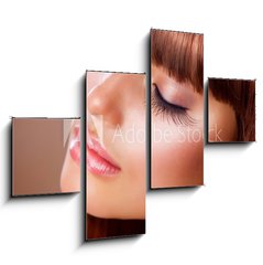 Obraz 4D tydln - 120 x 90 cm F_IB38909815 - Fashion Makeup. Perfect Skin