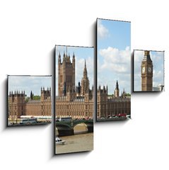 Obraz 4D tydln - 120 x 90 cm F_IB39639125 - House of Parliament  in London, UK .