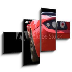 Obraz 4D tydln - 120 x 90 cm F_IB40595419 - Luxury modern car