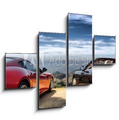 Obraz 4D tydln - 120 x 90 cm F_IB40595442 - Luxury modern cars