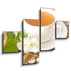 Obraz 4D tydln - 120 x 90 cm F_IB40756101 - Green jasmine tea