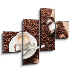 Obraz 4D tydln - 120 x 90 cm F_IB40763209 - Italian Espresso  and Coffee