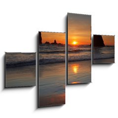 Obraz 4D tydln - 120 x 90 cm F_IB40900437 - cannon beach