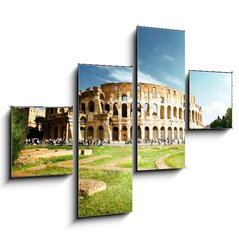 Obraz 4D tydln - 120 x 90 cm F_IB40908829 - Colosseum in Rome, Italy - Koloseum v m, Itlie