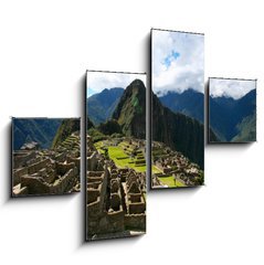 Obraz 4D tydln - 120 x 90 cm F_IB41716901 - Machu Picchu Top View - Pohled shora na Machu Picchu