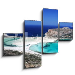 Obraz 4D tydln - 120 x 90 cm F_IB42702547 - Gramvousa and Balos. Crete, Greece