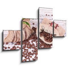 Obraz 4D tydln - 120 x 90 cm F_IB42808364 - Jutes ckchen voll mit Kaffee