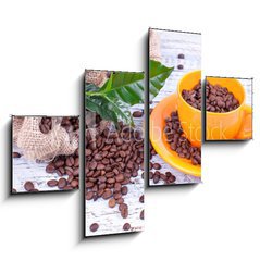 Obraz 4D tydln - 120 x 90 cm F_IB42809058 - duftender Kaffee