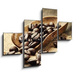 Obraz   Coffee beans in scoop, 120 x 90 cm