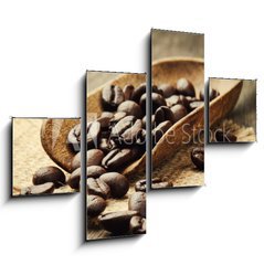 Obraz   Coffee beans in scoop, 120 x 90 cm