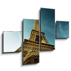 Obraz 4D tydln - 120 x 90 cm F_IB44011733 - Eiffel Tower, Paris, France