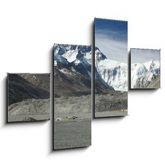 Obraz 4D tydln - 120 x 90 cm F_IB44073092 - Mount Everest- Base Camp I (Tibetian side)