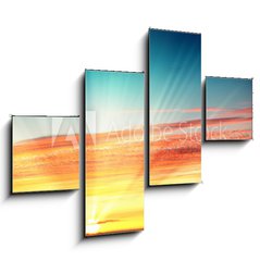 Obraz 4D tydln - 120 x 90 cm F_IB46390454 - Sunset.