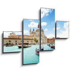 Obraz 4D tydln - 120 x 90 cm F_IB46564077 - Grand Canal and Basilica Santa Maria della Salute, Venice, Italy