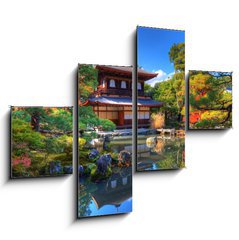 Obraz 4D tydln - 120 x 90 cm F_IB47760997 - Ginkaku-ji  Temple in Kyoto