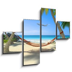 Obraz 4D tydln - 120 x 90 cm F_IB49786693 - Tropical destination