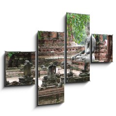 Obraz 4D tydln - 120 x 90 cm F_IB50401584 - Rovine templi Buddha