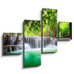 Obraz 4D tydln - 120 x 90 cm F_IB52381826 - Thailand waterfall in Kanjanaburi