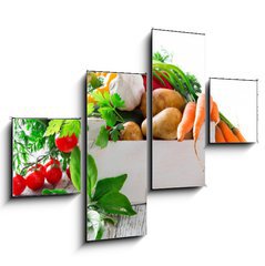 Obraz 4D tydln - 120 x 90 cm F_IB52503006 - Fresh vegetable