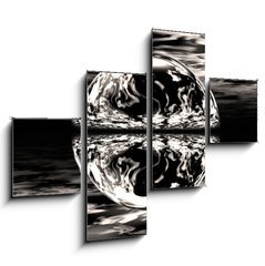 Obraz 4D tydln - 120 x 90 cm F_IB5336827 - boule miroir